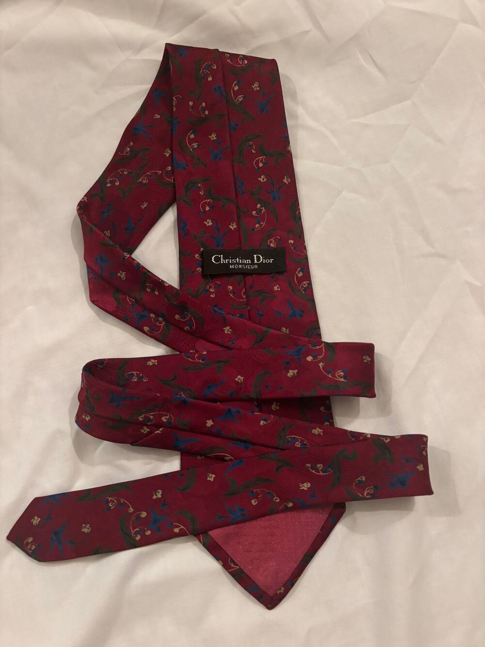 Vintage 90s christian dior monsieur tie